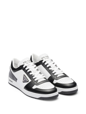 PRADA Stylish Two-Tone Downtown Sneakers - 3.5 cm Sole