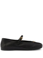 PRADA Nappa Leather Ballerinas with Strap for Men