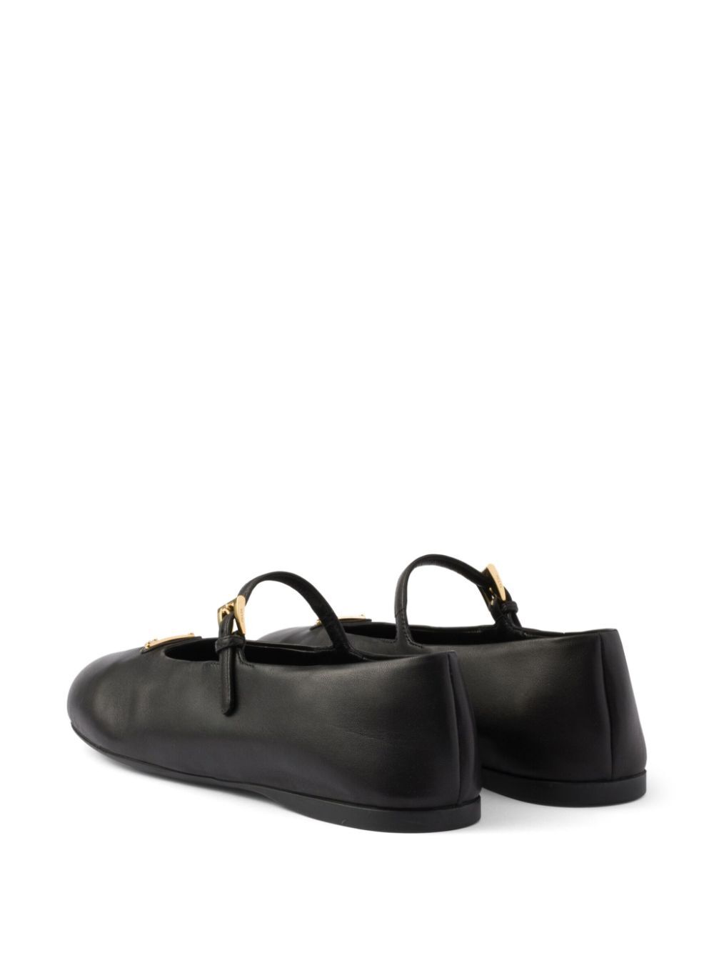 PRADA Nappa Leather Ballerinas with Strap for Men