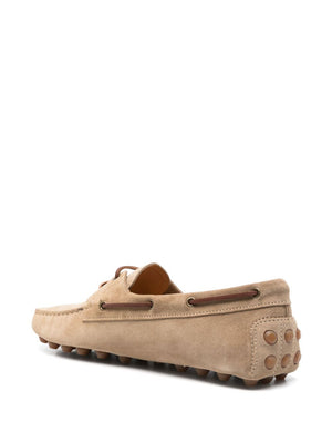 TOD`S Suede Rubber Bubble Boat Loafers for Women