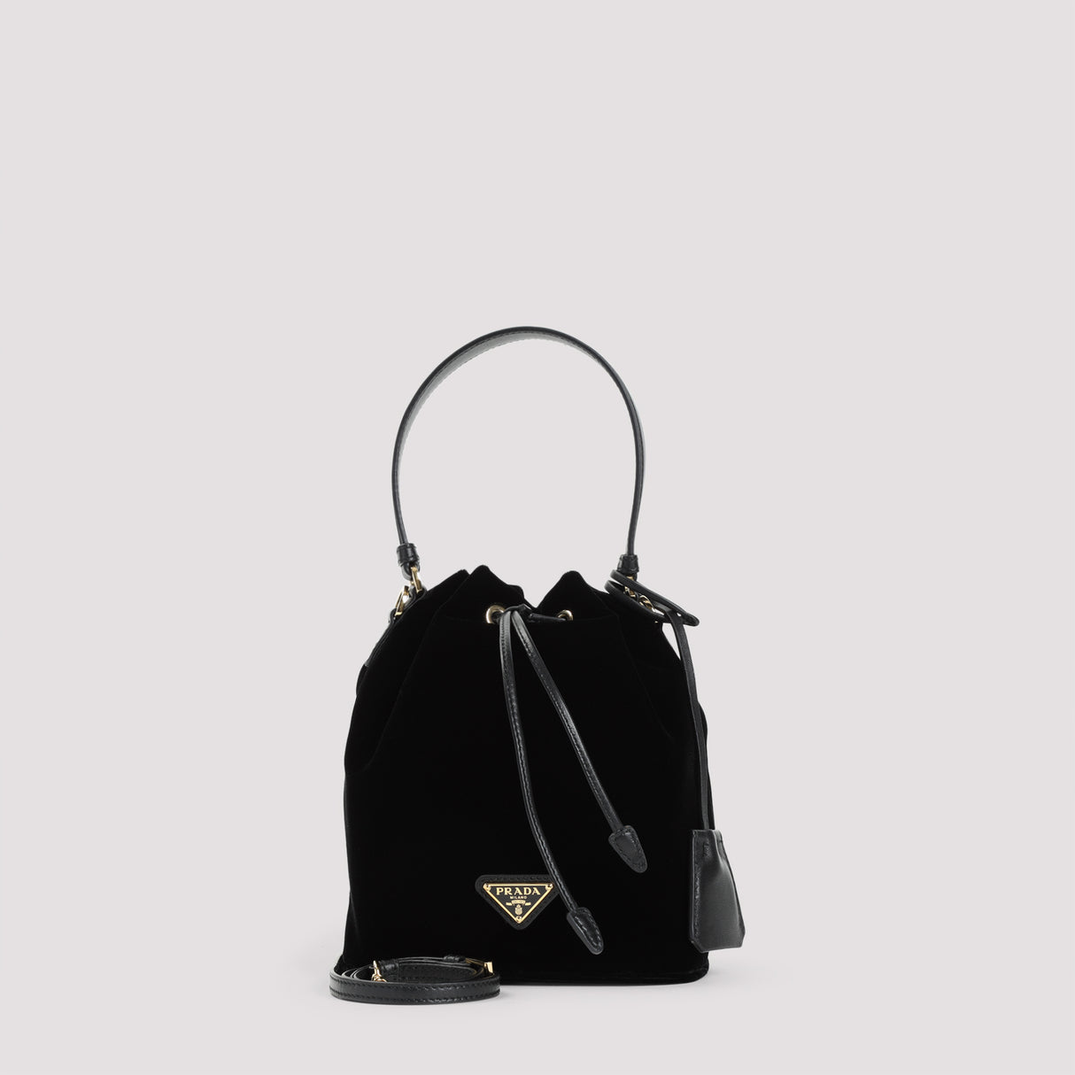 PRADA Velvet Bucket Handbag - Mini Size