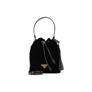 PRADA Velvet Bucket Handbag - Mini Size