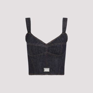 DOLCE & GABBANA Bustier Top - SS24 Mini Style