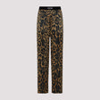 TOM FORD Leopard Print Silk Pants