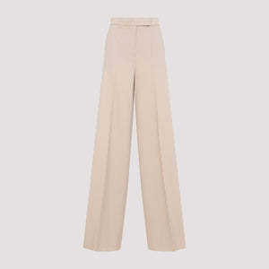 MAX MARA Wide Leg Virgin Wool Pants