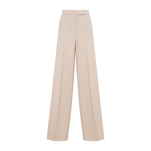 MAX MARA Wide Leg Virgin Wool Pants