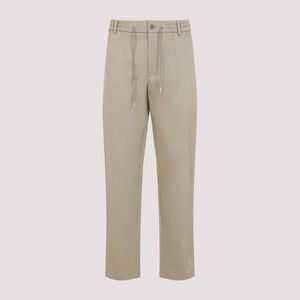 MONCLER Cotton Trousers for SS25