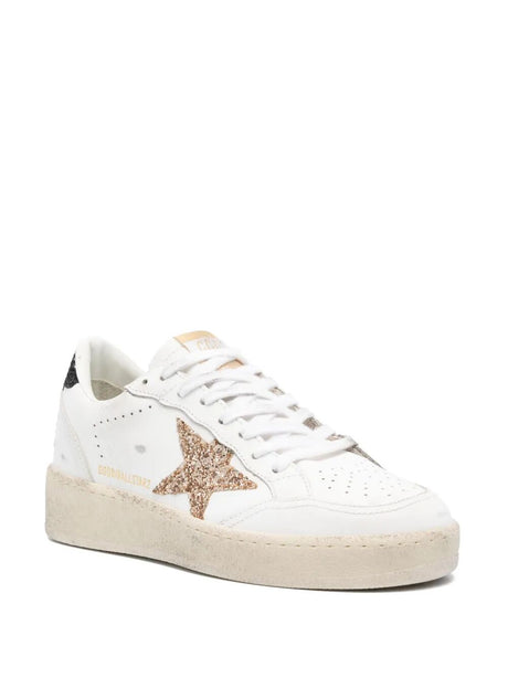 GOLDEN GOOSE Ball Star 2 Men's Sneakers with Glitter Accents