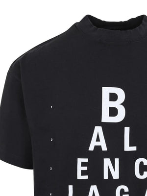 BALENCIAGA Oversized Optical Artwork T-Shirt