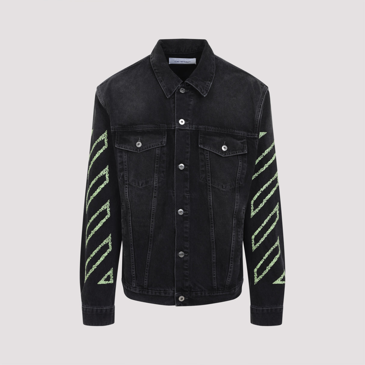 OFF WHITE Diagonal Print Skate Jacket for Men - Spring/Summer 2025