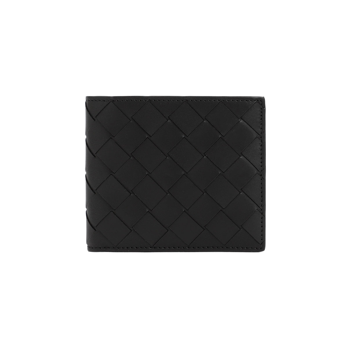 BOTTEGA VENETA Intrecciato Leather Billfold Wallet - 11cm x 9.5cm