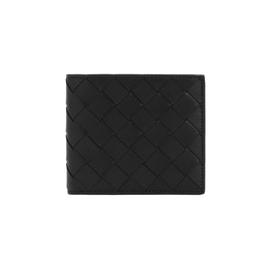 BOTTEGA VENETA Intrecciato Leather Billfold Wallet - 11cm x 9.5cm