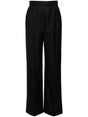 ALEXANDER MCQUEEN High-Waisted Wide Leg Wool Pants