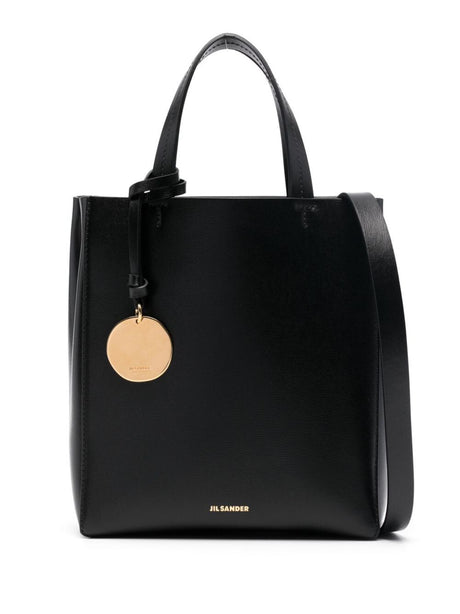 JIL SANDER Mini Leather Tote Handbag