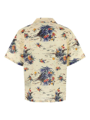 PRADA Mini Cotton Short-Sleeved Shirt