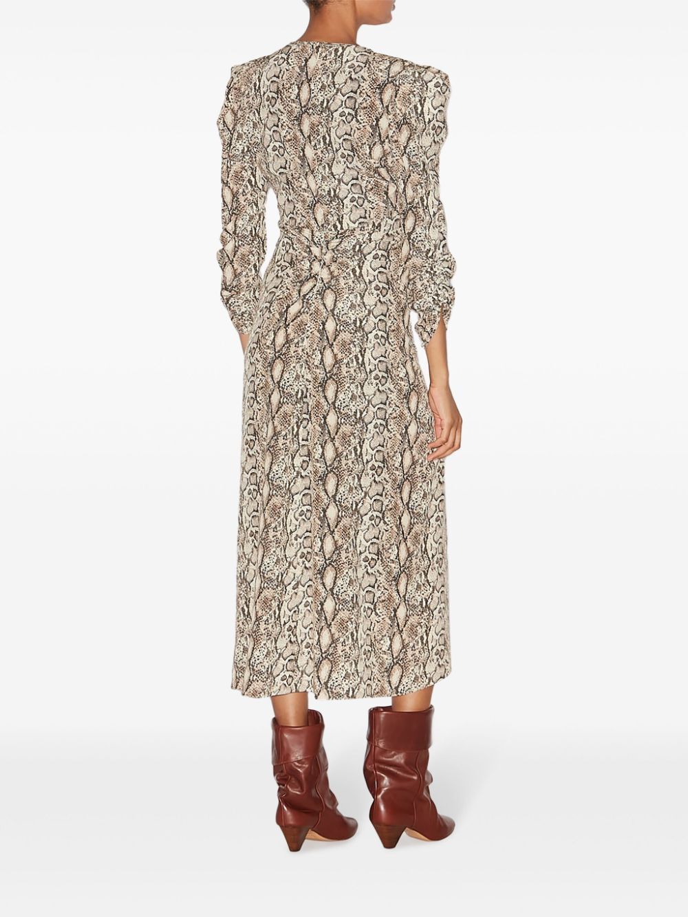 ISABEL MARANT Flowing Gathered Midi Dress for Men