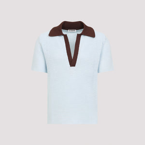 JIL SANDER Short Sleeves Knit Polo for SS25