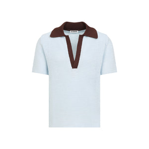 JIL SANDER Short Sleeves Knit Polo for SS25