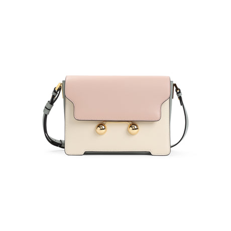 MARNI Medium Shoulder Bag with Luxe Leather Finish