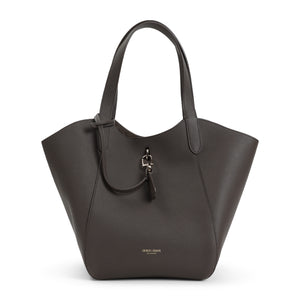 GIORGIO ARMANI Classic Leather Shoulder Bag - W:21cm H:28cm D:21cm