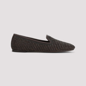 BRUNELLO CUCINELLI Raffia Slippers for Men - SS25 Collection