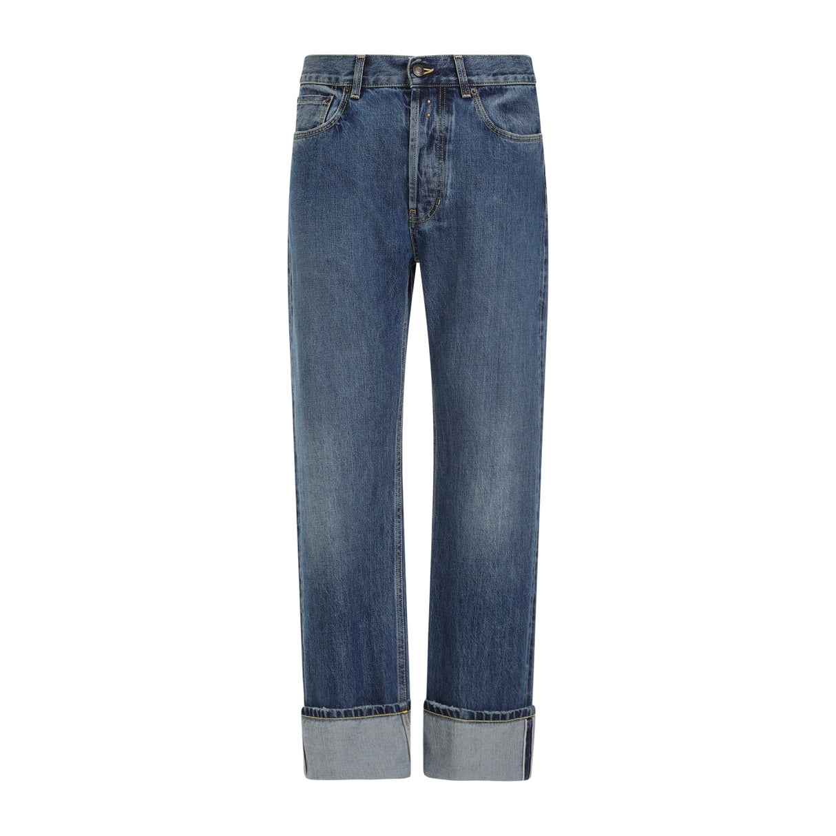 ALEXANDER MCQUEEN Turn Up Jeans