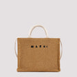 MARNI Raffia East-West Tote Handbag - 32cm x 24cm x 14cm