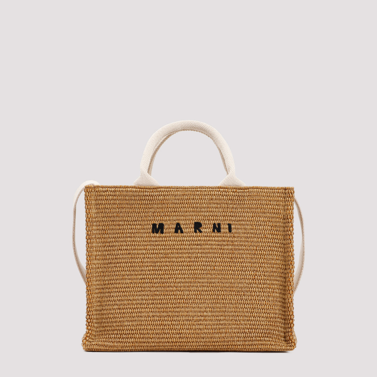 MARNI Raffia East-West Tote Handbag - 32cm x 24cm x 14cm