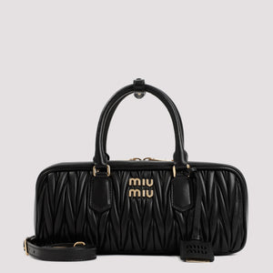 MIU MIU Matelassé Leather Handbag - 29cm x 12cm x 9cm