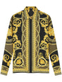 VERSACE Divine Print Silk Shirt for Men