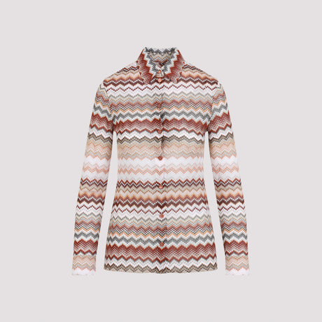 MISSONI Chevron Long Sleeve Shirt