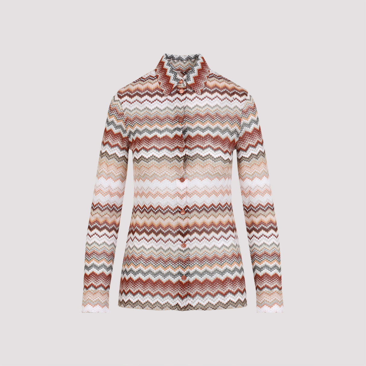 MISSONI Chevron Long Sleeve Shirt