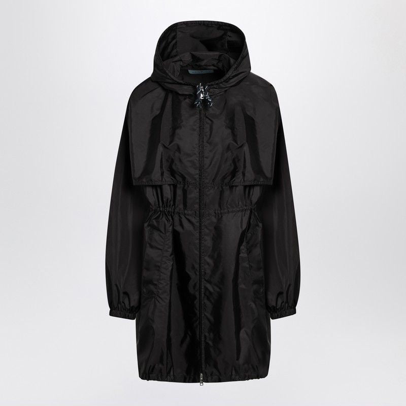 PRADA Parka Jacket with Drawstring Hood for Women - SS25