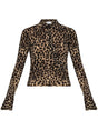 BLUMARINE Elegant Wool Jersey Blouse for Women - FW24 Collection