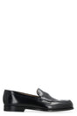 PRADA Classic Black Leather Loafers for Men