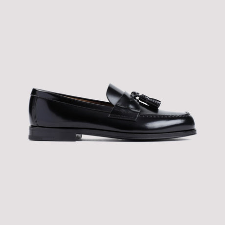 PRADA Men's Brushed Leather Loafers