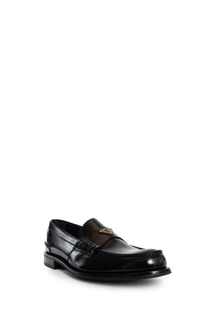 PRADA Stylish Leather Moccasins for Men - SS25 Collection