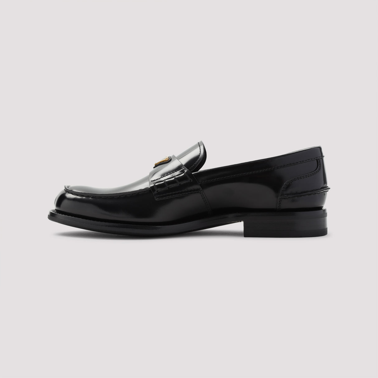 PRADA Brushed Leather Loafers for Men