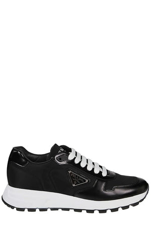 PRADA Premium Calf Leather Sneakers for Men - SS25 Collection