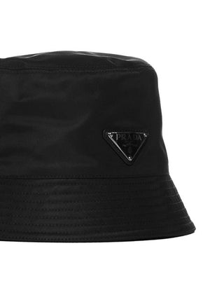 PRADA Recycled Polyamide Bucket Hat for Men