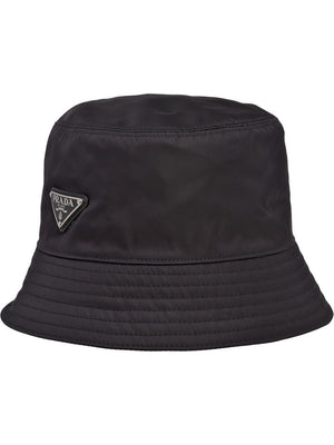 PRADA Recycled Polyamide Bucket Hat for Men