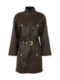 CELINE Belted Mini Dress