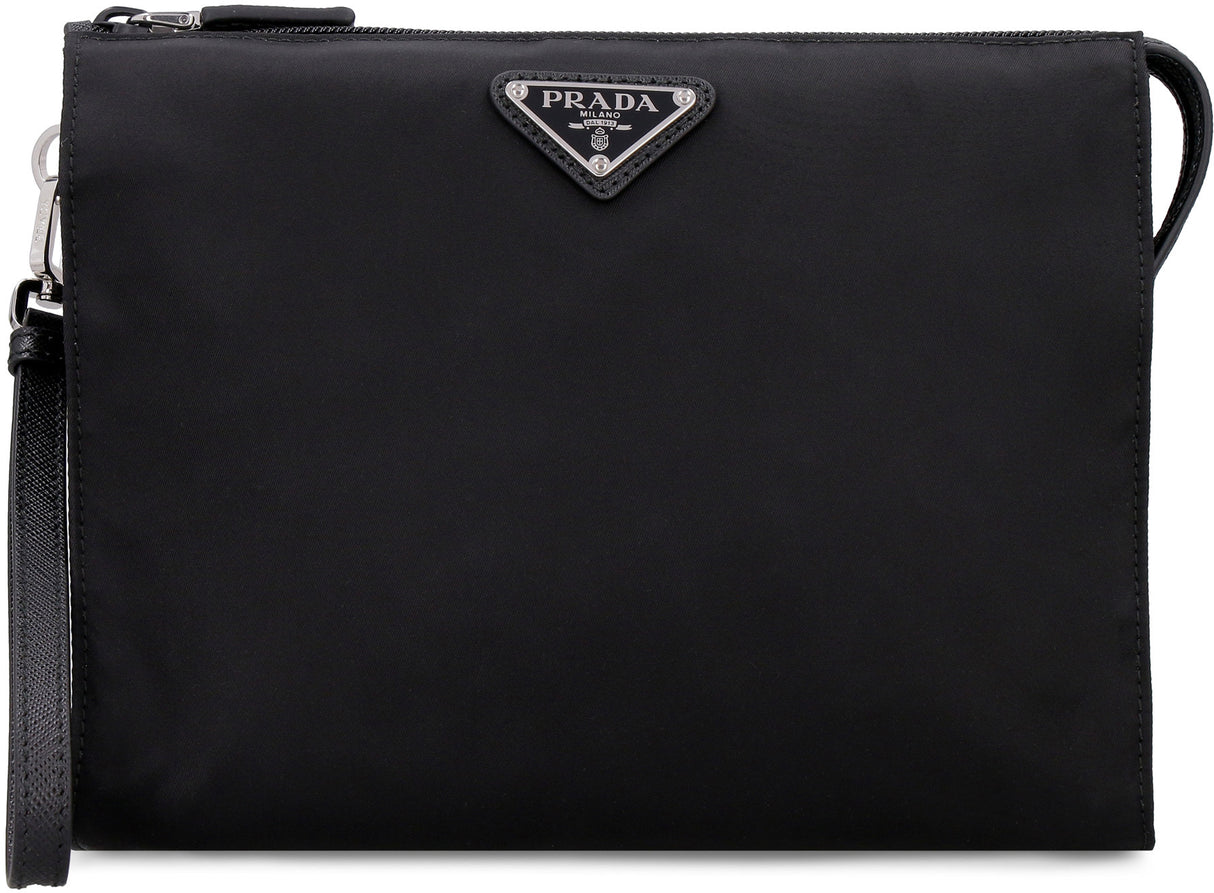 PRADA Mini Polyamide Pouch Handbag - FW24 Collection