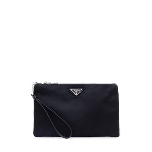 PRADA Eco-Friendly Re-Nylon Mini Pouch Handbag - 23cm x 14cm x 1cm