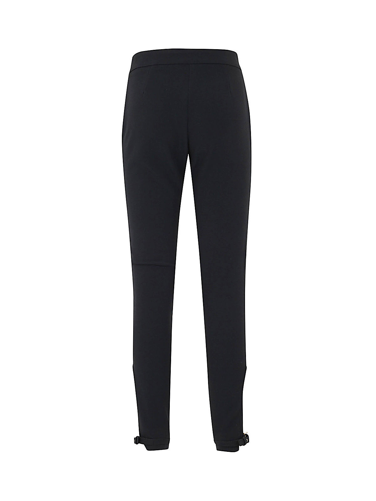 BLUMARINE Slim Trousers with Buckle Detail