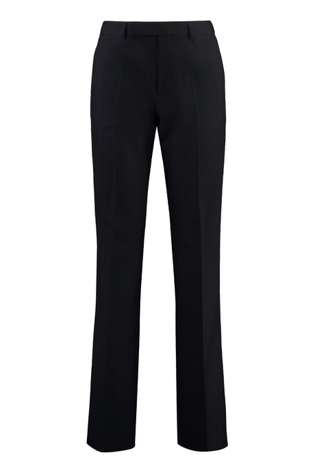 CELINE Tailored Wool Trousers - Custom Fit, Size 38