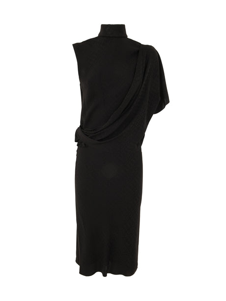 CELINE Asymmetric Long Dress