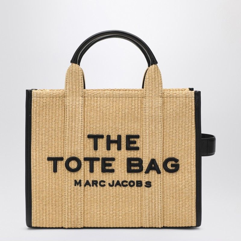 MARC JACOBS The Medium Tote Handbag in Raffia