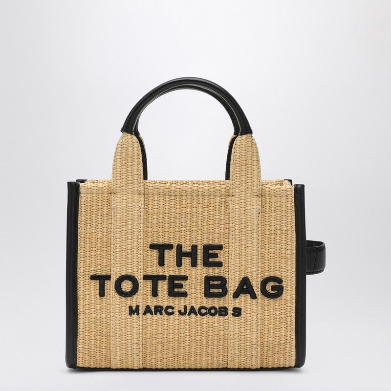 MARC JACOBS Mini Raffia Tote Handbag