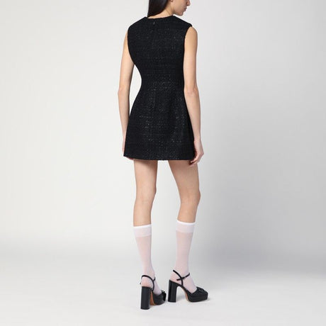 MARC JACOBS Textured Mini Dress with Front Pockets